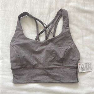 Women's Gray Sports Bra
